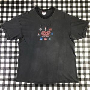 DVD Audio Discs Hear What You’ve Been Missing Distressed Vintage T Shirt XL